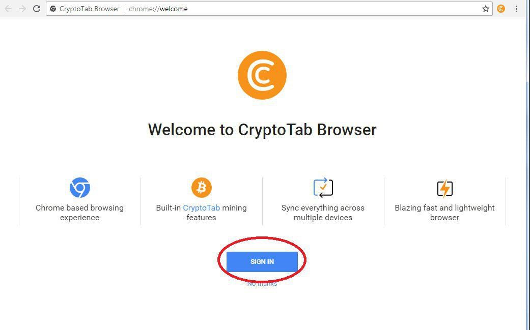 نحوه کار با وب سایت cryptotab