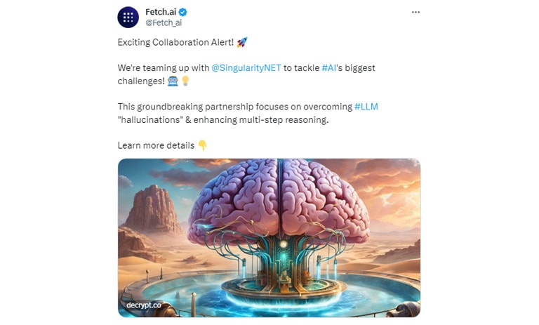 توئیت FCIA در مورد همکاری با Singularity Net