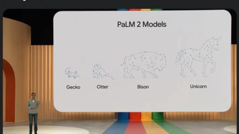 نسخه های مختلف مدل PaLM2 گوگل