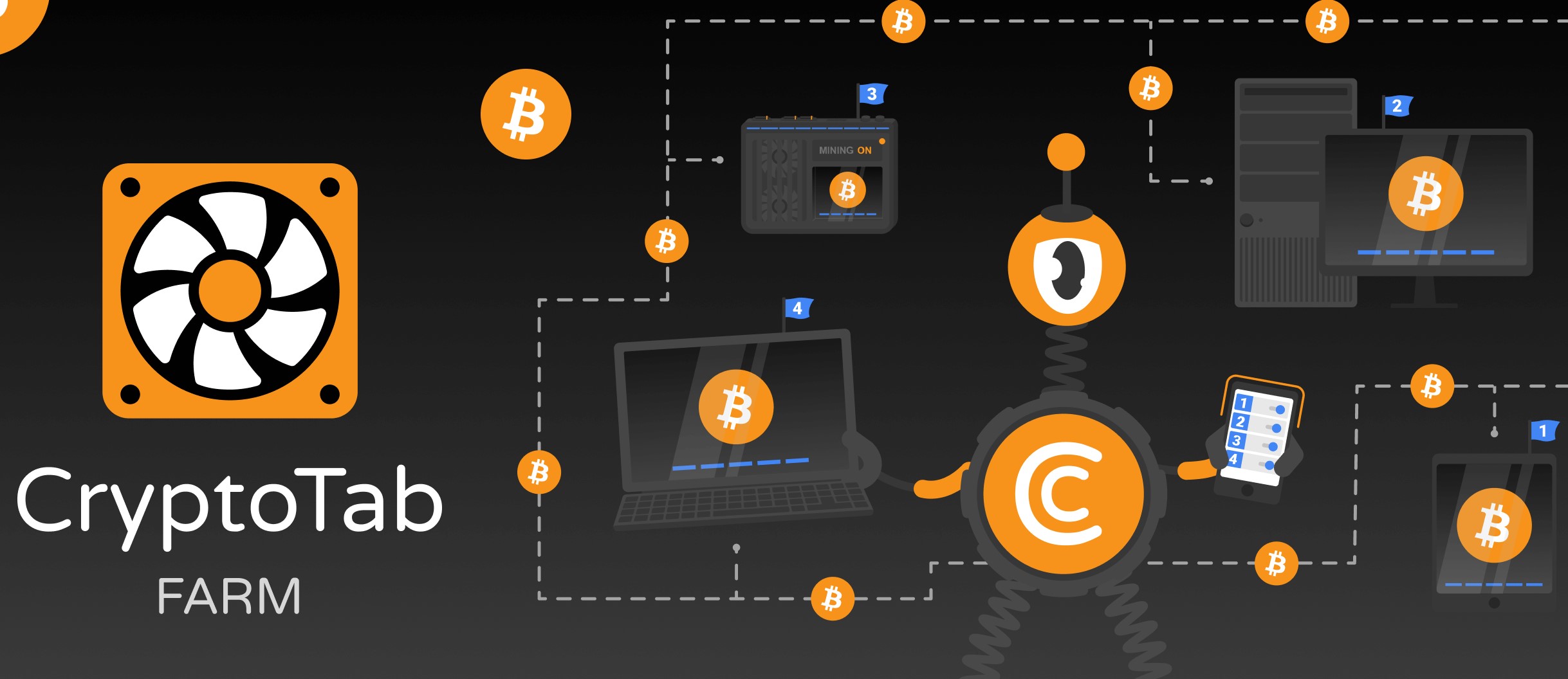 نحوه ورود به مزرعه CryptoTab 