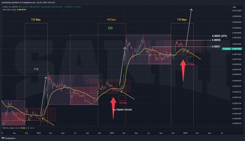 تحلیلگر-افشای-دو-سطحی-برای-تماشا-قبل از-floki-price-hits-ath